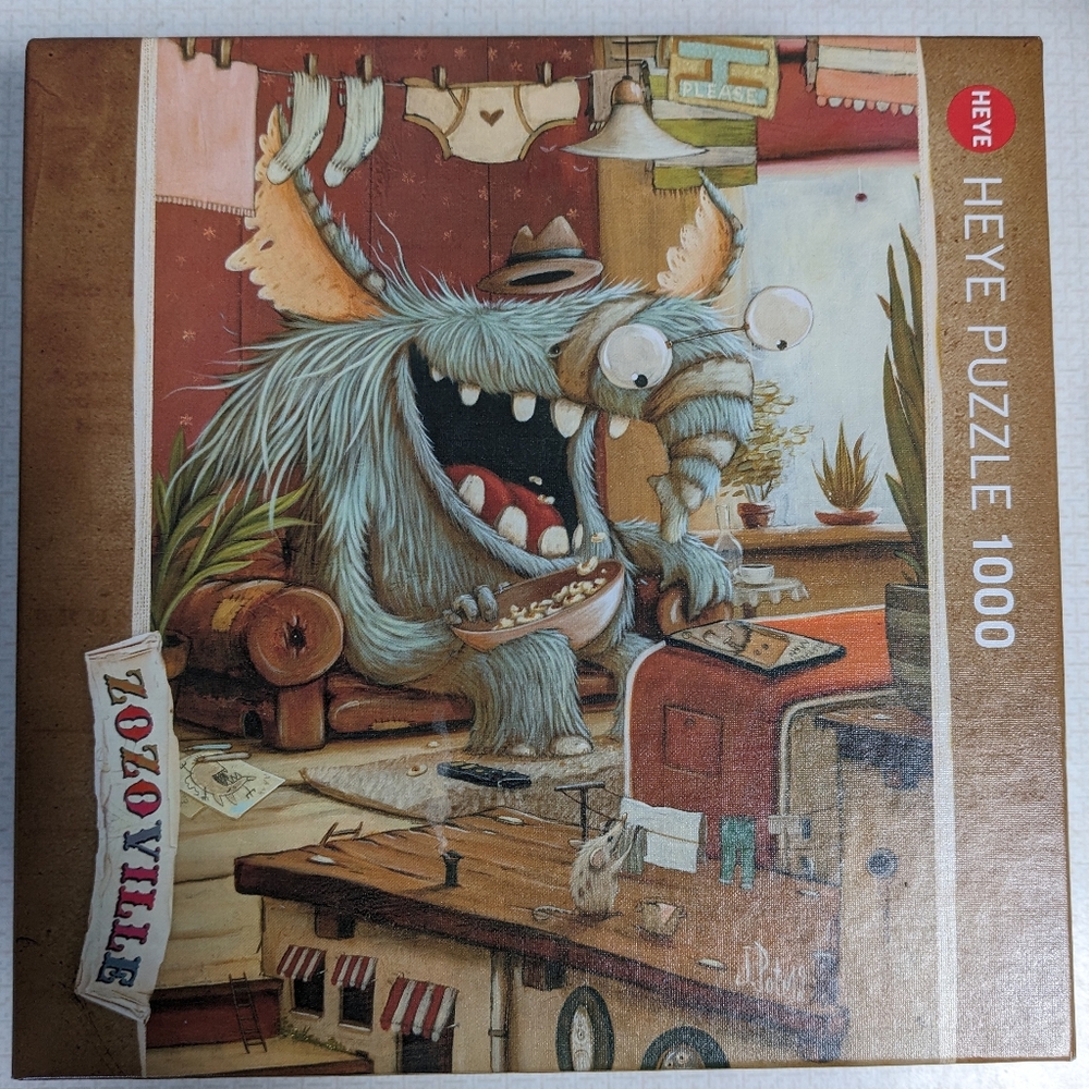 Heye 1000 Piece Jigsaw Puzzle - Zozoville - Laundry Day